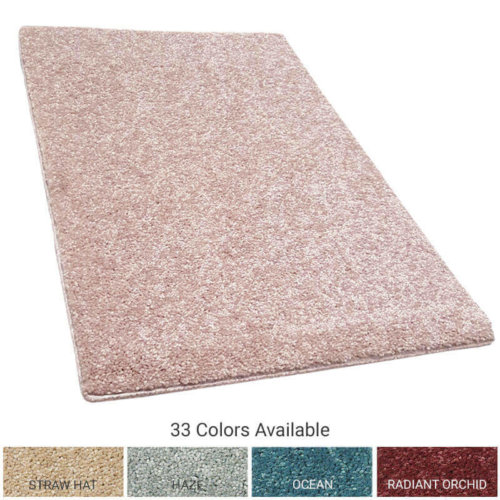 Dyersburg Cut Pile Indoor Area Rug Collection | 1/2" Thick 29oz. Durable Cut Pile Indoor Area Rug Multiple Colors | Customize your size